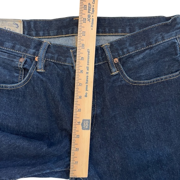 Polo Ralph Lauren Sullivan Slim Dark Wash Denim Jeans Men’s 33x32 (33x29.5) Zip - Picture 7 of 10